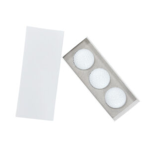 White box white golf ball
