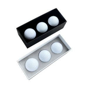 Black box white golf ball