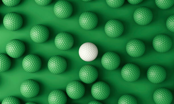 colored golf balls